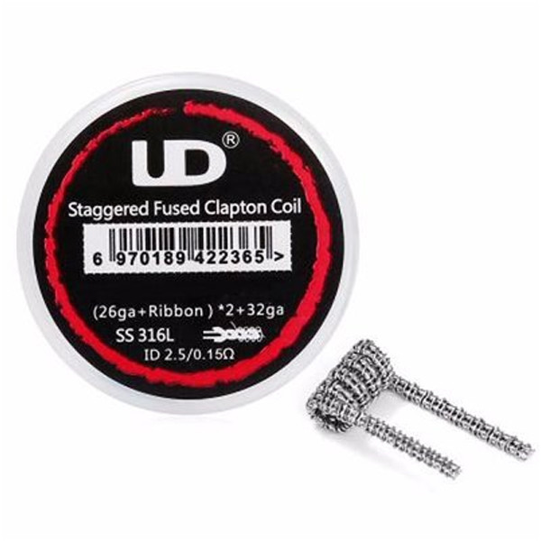 Спираль Staggered Fused Clapton Coil (SL-8U050) (SS316 0.2Ом)